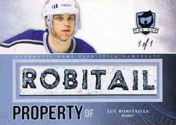 2011-12 Upper Deck The Cup - Property Of #POF-LR Luc Robitaille Front