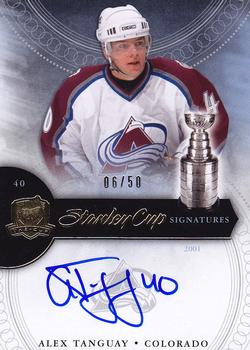 2011-12 Upper Deck The Cup - Stanley Cup Signatures #SCS-AT Alex Tanguay Front