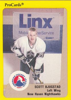 1989-90 ProCards AHL #15 Scott Bjugstad Front