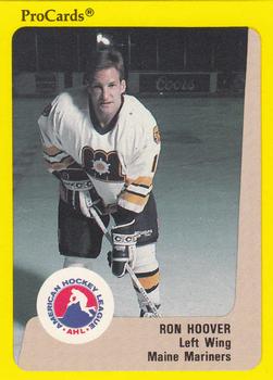 1989-90 ProCards AHL #65 Ron Hoover Front