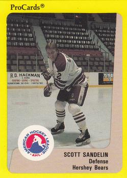 1989-90 ProCards AHL #332 Scott Sandelin Front