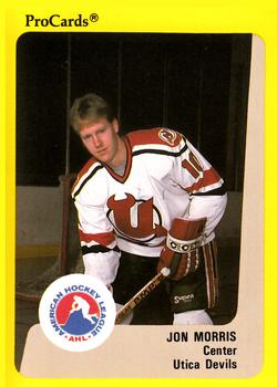 1989-90 ProCards AHL #207 Jon Morris Front