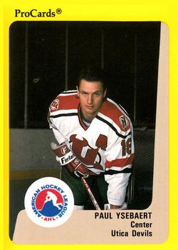 1989-90 ProCards AHL #209 Paul Ysebaert Front