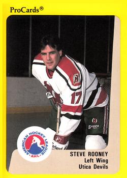 1989-90 ProCards AHL #210 Steve Rooney Front