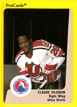 1989-90 ProCards AHL #211 Claude Vilgrain Front
