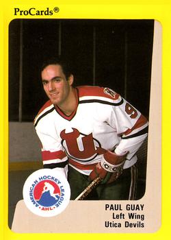 1989-90 ProCards AHL #212 Paul Guay Front