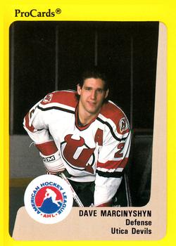 1989-90 ProCards AHL #215 Dave Marcinyshyn Front