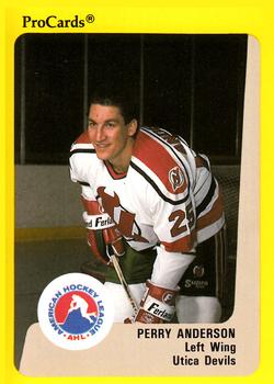 1989-90 ProCards AHL #216 Perry Anderson Front