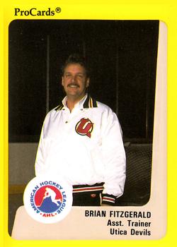 1989-90 ProCards AHL #223 Brian Fitzgerald Front