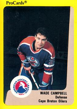 1989-90 ProCards AHL #130 Wade Campbell Front