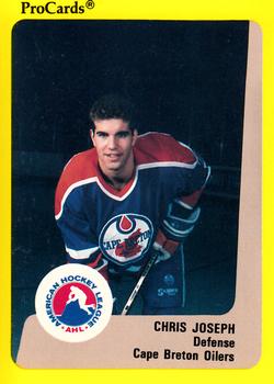 1989-90 ProCards AHL #131 Chris Joseph Front