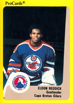 1989-90 ProCards AHL #143 Eldon Reddick Front