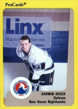 1989-90 ProCards AHL #11 Darwin Bozek Front
