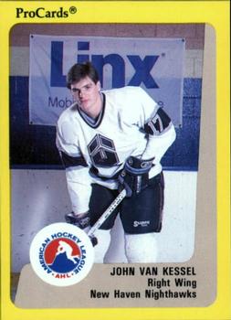 1989-90 ProCards AHL #26 John Van Kessel Front