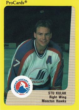 1989-90 ProCards AHL #33 Stu Kulak Front