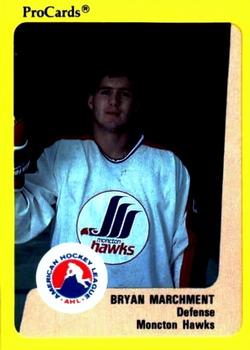 1989-90 ProCards AHL #44 Bryan Marchment Front