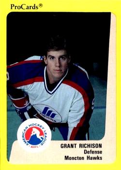 1989-90 ProCards AHL #46 Grant Richison Front
