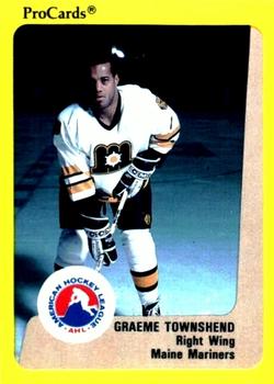1989-90 ProCards AHL #70 Graeme Townshend Front