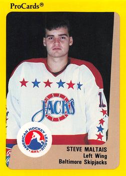 1989-90 ProCards AHL #85 Steve Maltais Front