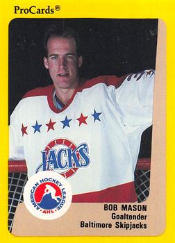 1989-90 ProCards AHL #88 Bob Mason Front