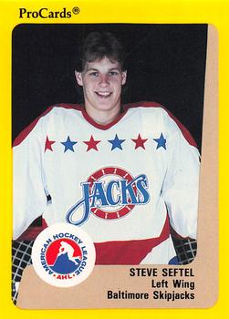 1989-90 ProCards AHL #90 Steve Seftel Front