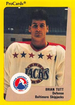 1989-90 ProCards AHL #91 Brian Tutt Front