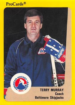 1989-90 ProCards AHL #92 Terry Murray Front