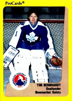 1989-90 ProCards AHL #110 Tim Bernhardt Front