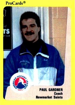 1989-90 ProCards AHL #113 Paul Gardner Front
