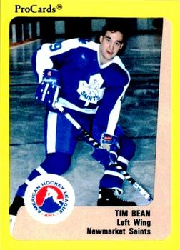 1989-90 ProCards AHL #116 Tim Bean Front