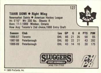 1989-90 ProCards AHL #127 Tie Domi Back