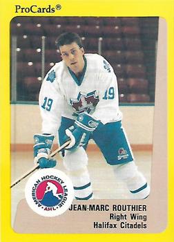 1989-90 ProCards AHL #160 Jean-Marc Routhier Front