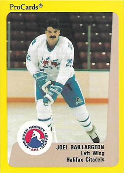 1989-90 ProCards AHL #178 Joel Baillargeon Front