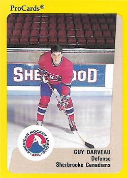 1989-90 ProCards AHL #193 Guy Darveau Front