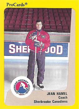 1989-90 ProCards AHL #201 Jean Hamel Front