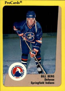 1989-90 ProCards AHL #232 Bill Berg Front