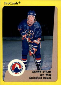 1989-90 ProCards AHL #235 Shawn Byram Front