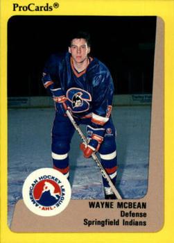 1989-90 ProCards AHL #237 Wayne McBean Front
