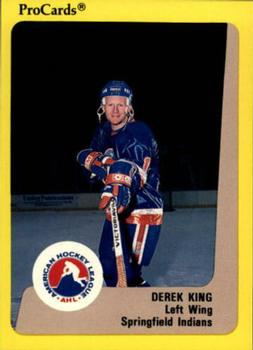 1989-90 ProCards AHL #250 Derek King Front