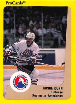 1989-90 ProCards AHL #259 Richie Dunn Front