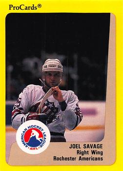 1989-90 ProCards AHL #263 Joel Savage Front