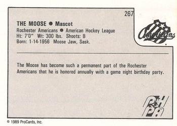 1989-90 ProCards AHL #267 The Moose Back