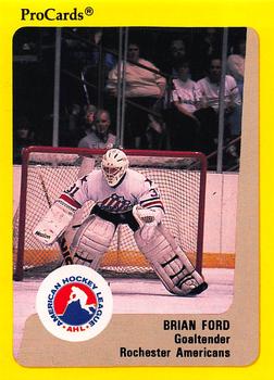 1989-90 ProCards AHL #268 Brian Ford Front