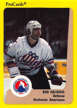 1989-90 ProCards AHL #270 Bob Halkidis Front