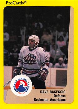 1989-90 ProCards AHL #277 Dave Baseggio Front