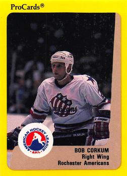 1989-90 ProCards AHL #278 Bob Corkum Front