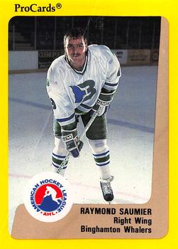 1989-90 ProCards AHL #284 Raymond Saumier Front