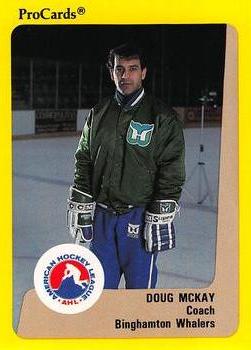 1989-90 ProCards AHL #287 Doug McKay Front