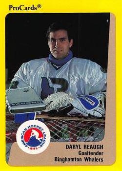 1989-90 ProCards AHL #291 Daryl Reaugh Front