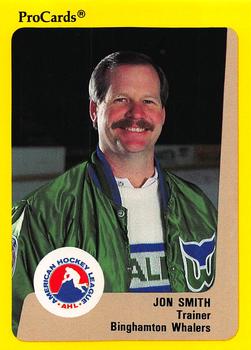 1989-90 ProCards AHL #296 Jon Smith Front
